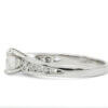 14 Karat White Gold Round Brilliant Diamond Ring
