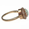 14 Karat Yellow Gold Victorian Opal and Seed Pearl Ring side view