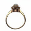 14 Karat Yellow Gold Victorian Opal and Seed Pearl Ring side view