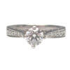 14 Karat White Gold Canadian Diamond Engagement Ring