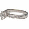 14 Karat White Gold Canadian Diamond Engagement Ring