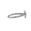 14 Karat White Gold Aquamarine and Diamond Ring