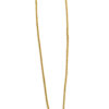 Garnet Necklace with diamonds in yellow gold