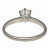 14 Karat White Gold 6 Prong Solitaire Engagement Ring back view