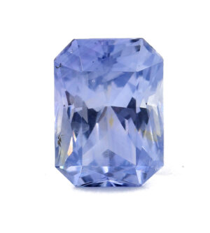 Loose Radiant Cut 12.22 Carat Sapphire front view