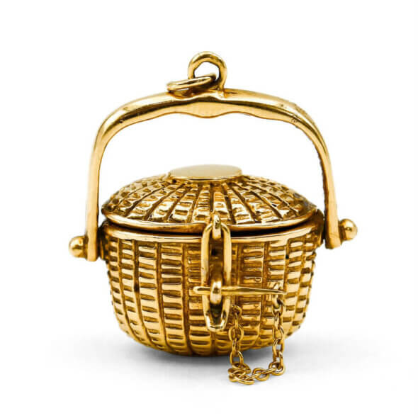 14 Karat Yellow Gold Nantucket Basket