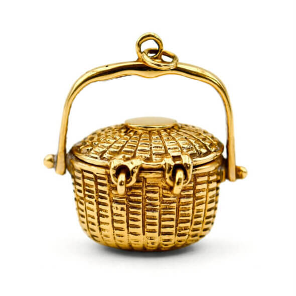 14 Karat Yellow Gold Nantucket Basket