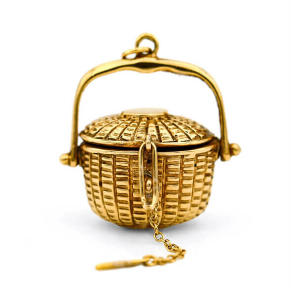 14 Karat Yellow Gold Nantucket Basket