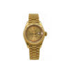 Ladies 18 Karat Yellow Gold Rolex Datejust with Presidential Bracelet