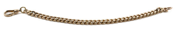 14 Karat Yellow Gold Pocket Watch Chain Conversion Bracelet