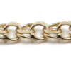 14 Karat Yellow Gold 7 inch Double Link Bracelet