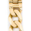 14 Karat Large Yellow Gold Cuban Link Bracelet