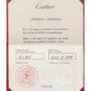 Cartier certificate