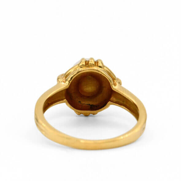 18K Yellow Gold Tiffany & Co. Pearl Ring