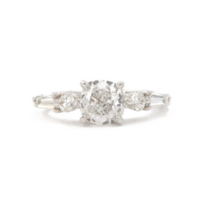 Platinum 1.51 Carat Diamond Engagement Ring