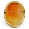 14 Karat Yellow Gold "3 Graces" Cameo Brooch