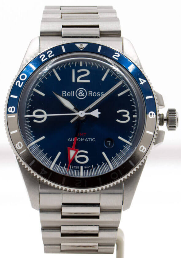 Bell and Ross Stainless steel GMT br v2-93 GMT