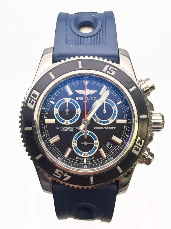 Stainless Steel Breitling Superocean Chronograph Watch