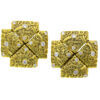 18 Karat Yellow Gold Diamond Alex Sepkus Earrings
