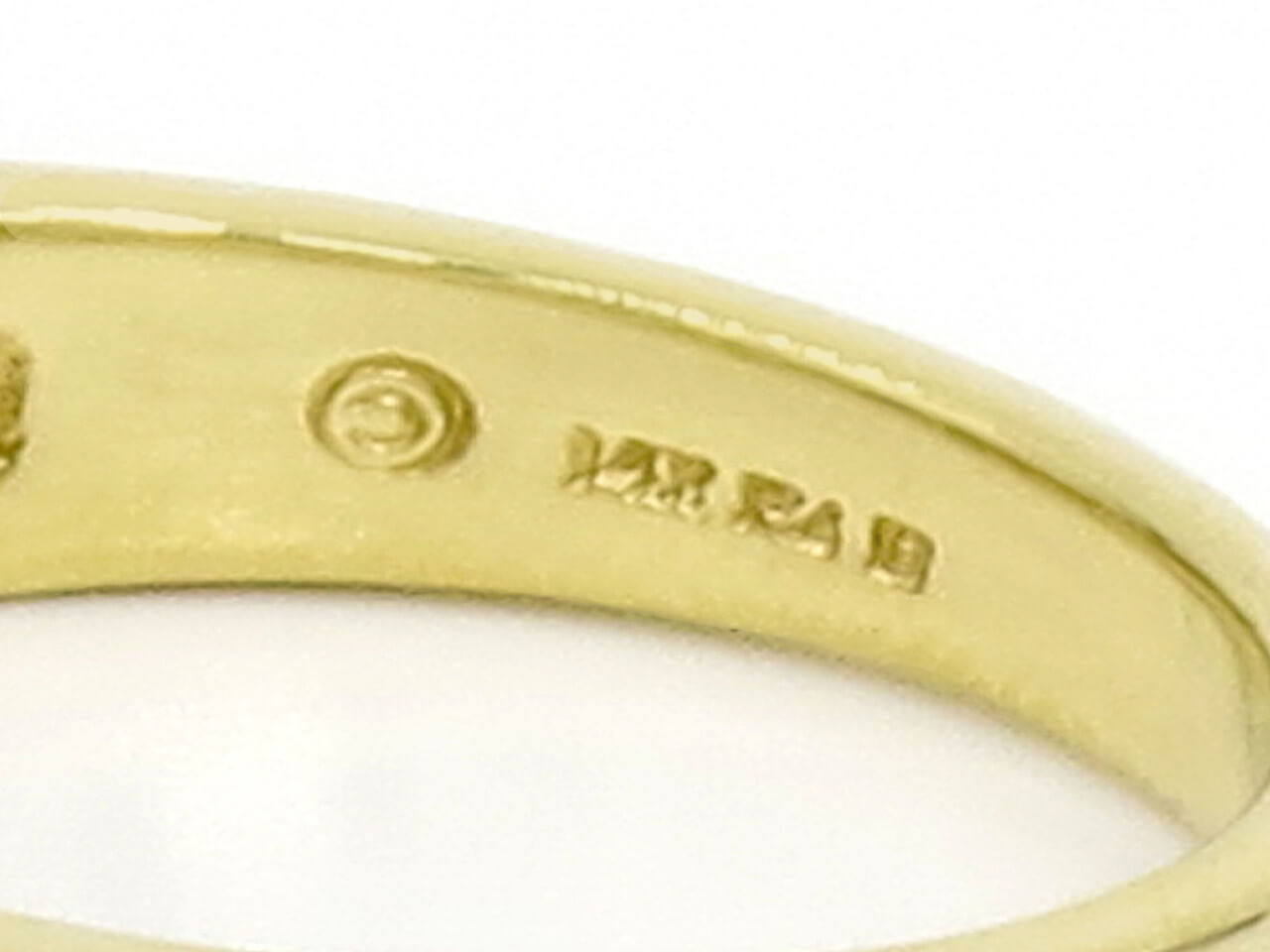 White gold sales ring stamp