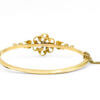 14 Karat Yellow Gold 14k Yellow Gold Victorian Seed Pearl Bracelet