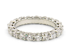 Platinum Diamond Eternity Band