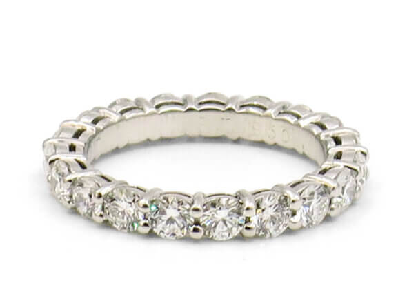 Platinum Diamond Eternity Band