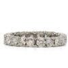 14 Karat White Gold 2.90 Carat Total Weight Diamond Eternity Band