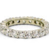 18 Karat White Gold 2 Carat Total Weight Diamond Eternity Band front view