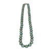 14 Karat White Gold Graduated Strand of Green Tahitian Pearls