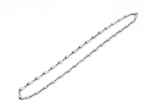 Tiffany Sterling Sliver Teardrop Link Chain by Elsa Peretti