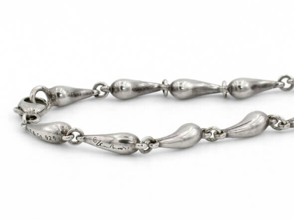 Tiffany Sterling Sliver Teardrop Link Chain by Elsa Peretti