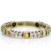 14 Karat Yellow Gold Seven Stone Prong Set Diamond Band