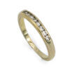 14 Karat White Gold Channel Set Diamond Band