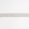 18 Karat White Gold Bezel Set Diamond Mesh Bracelet