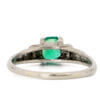 Platinum 1.02 Carat Emerald and Diamond Ring