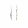 14 Karat White Gold Filigree Earrings