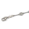 14 Karat White Gold 0.55 Carat Diamond Bezel Set Bracelet