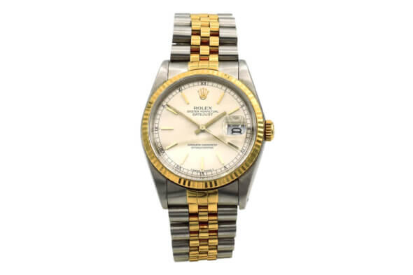 Rolex 1989 18 Karat Yellow Gold and Stainless Steel Datejust