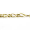 14 Karat Yellow Gold Open Link Charm Bracelet