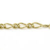 14 Karat Yellow Gold Open Link Charm Bracelet