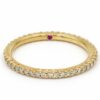 18K Rose Gold Roberto Coin Eternity Band