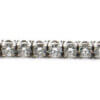 18k white gold diamond line Bracelet, weighing 3.50 carats