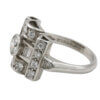 Platinum Diamond Retro Ring