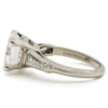 Platinum 4.45 Carat Round Brilliant Cut Diamond Ring with GIA Report