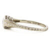 18 Karat White Gold "White Rose" Diamond Ring