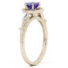 14 Karat White Gold 0.67 Carat Tanzanite | Diamond Ring