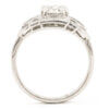 1.01 Carat Art Deco Style Diamond Ring in 18 Karat White Gold