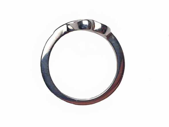Tiffany & Co. Silver Double Loving Hearts Ring By Paloma Picasso