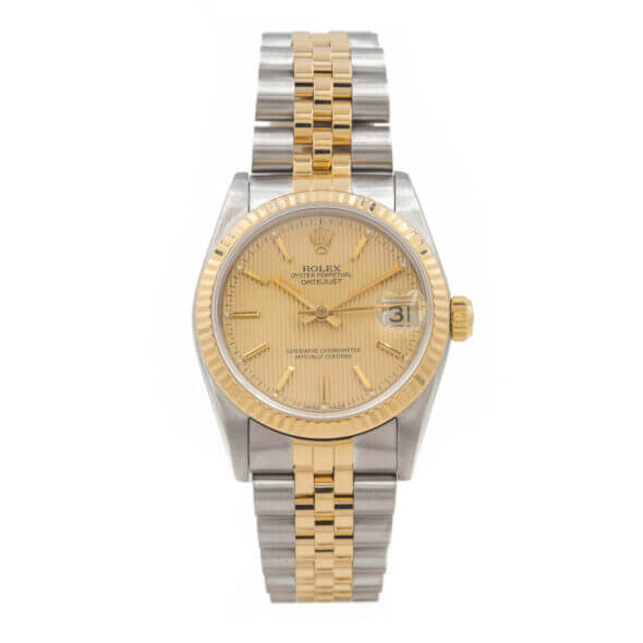 Mid Size Two Tone Rolex Datejust Model 68273